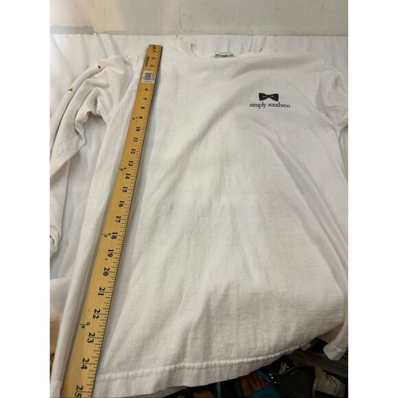 2 Simply Southern Tshirts long sleeves S small lot Pineapple and Turtle - Picture 8 of 13